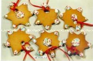 Christbaumschmuck - Lebkuchen-Sterne