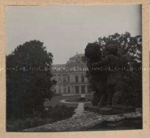 Würzburg, Blick auf die Würzburger Residenz vom Hofgarten