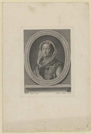 Bildnis der Maria Josepha, Königin von Polen