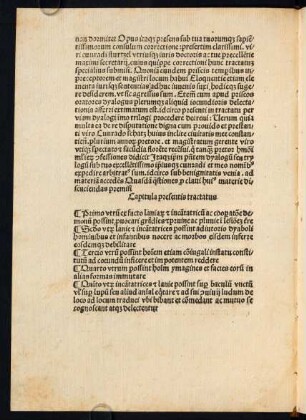 Capitula presentis tractatus