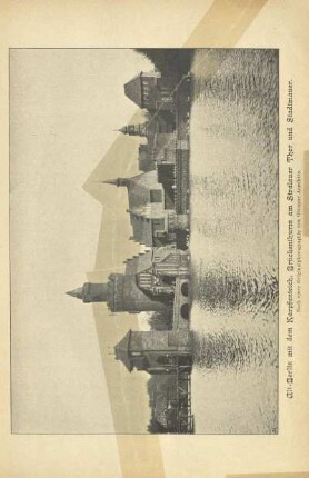 Alt-Berlin mit dem Karpfenteich, Brückenthurm am Stralauer Thor und Stadtmauer