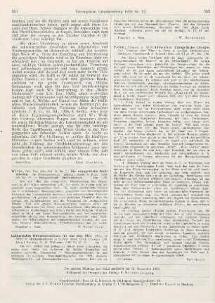 551 [Rezension] Witte, Johannes, Die evangelische Weltmission. Ein Missionslesebuch