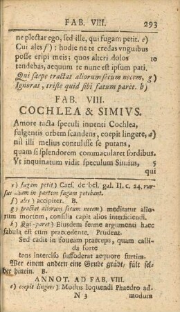 Fab. VIII. Cochlea & Simivs