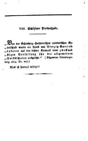 Schätzbare Preisaufgabe