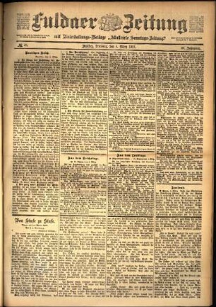 Ausgabe vom Dienstag, den 05. März 1901.