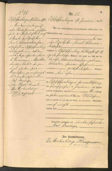 Standesamtsbuch der Stadt Aschaffenburg: Geburten 365/1900 - 184/1901