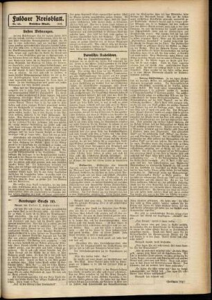 Dritte Ausgabe vom Samstag, den 04. Mai 1912.
