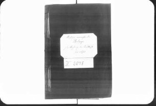 Nicht zu vernichtende Belege 1873