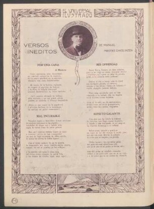 Versos inéditos de Manuel Mestre Ghigliazza