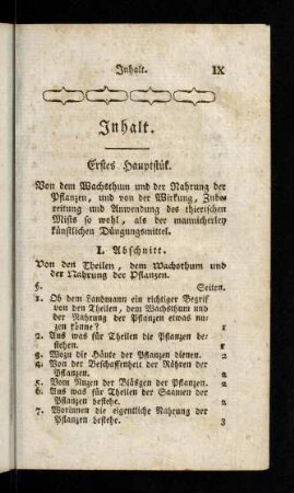 IX-XII, Inhalt.
