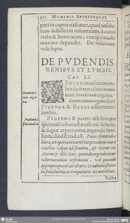De Pudendis Renibus Et Lubis. Cap. LI.