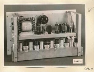 Anzeige-Verstärker Typ. Nr. 06.91003.1, Rückseite, Foto 1954