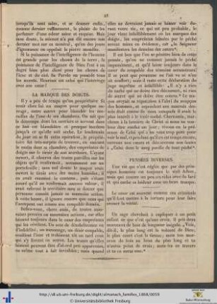La marque des doigts.