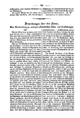 Bemerkungen über den Luxus. Eine Vorbereitung zu national-ökonomischen Sinn- und Denkübungen