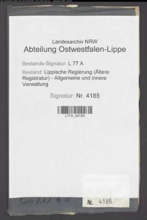 Gemeinheitsteilungen der Voßheide und des Köhnensieks bei Lütte und Hasebeck und des Bauerbruchs bei Wiembeck