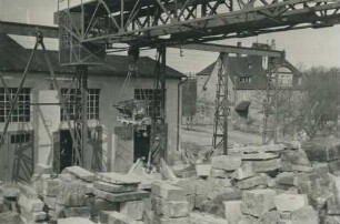 verschiedene Steinbrüche, Werkplätze, Baumaterialien und Bauprojekte, 1932-1958