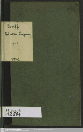 1: Buntes Leipzig : Scizzen und Genrebilder