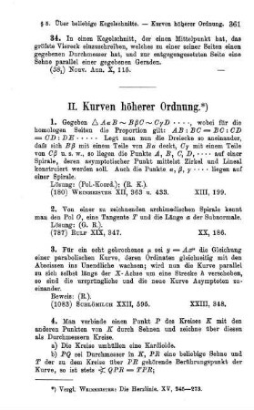 II. Kurven höherer Ordnung (5).