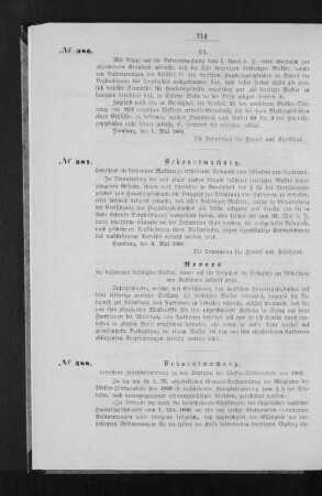 Bekanntmachung betreffend Zusatzbestimmungen zu den Statuten der Makler-Wittwenkasse von 1833.