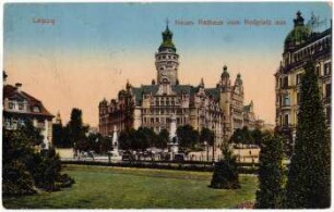 Neues Rathaus vom Roßplatz aus