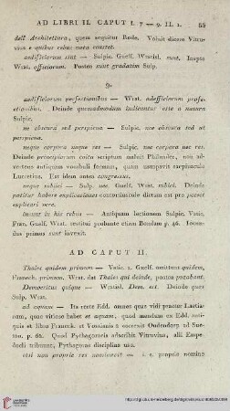 Ad caput II