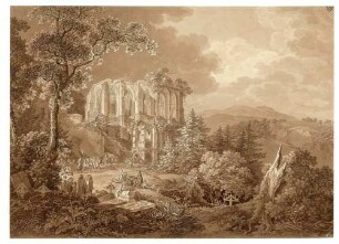 Klosterruine und Friedhof auf dem Oybin