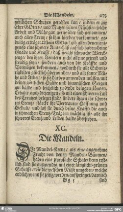 XC. Die Mandeln