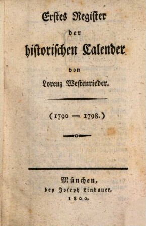 Historischer Calender. 1798,a
