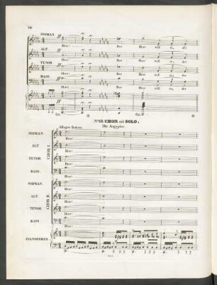 No. 13. Chor mit Solo. Die Aegypter