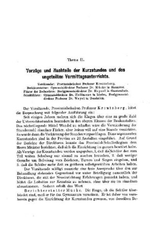 Verhandlung über den zweiten zur mündlichen Beratung gestellten Gegenstand : [Protokolle der Verhandlungen] ; [Dritte Sitzung]