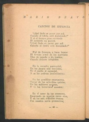Canción de infancia