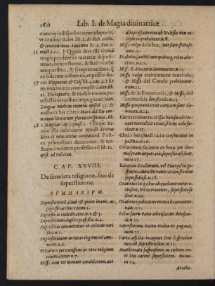 Cap. XXVIII. De simulata religione, sive ...