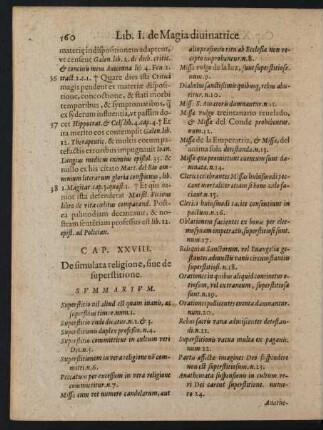 Cap. XXVIII. De simulata religione, sive ...