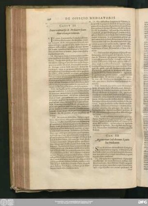 Cap. III. Argumentum Catholicorum à partibus Mediatoris.