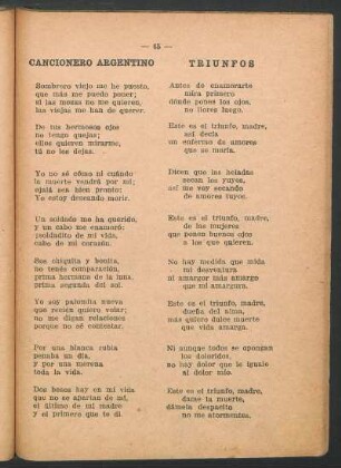 Cancionero argentino