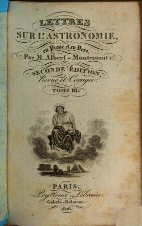 Lettres sur l'astronomie en prose et en vers, 3
