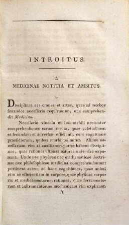 Curtii Sprengel Institutiones Physiologicae, 1. Doctrinae De Natura Humana Pars Prior