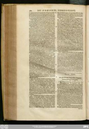 Cap. VIII. An Apostolorum temporibus Scriptura recitata sit lingua incognita.