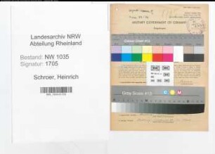 Entnazifizierung Heinrich Schroer , geb. 17.01.1901 (Steiger)
