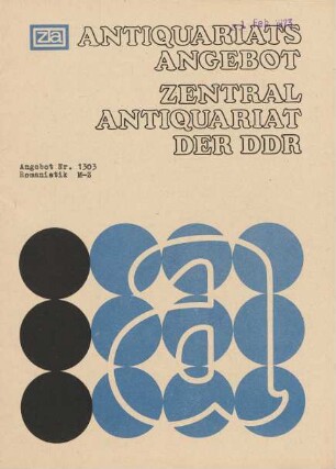 Nr. 1303: Romanistik M-Z