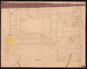 Königliches Residenzschloss Posen, Posen: Grundriss UG 1:100