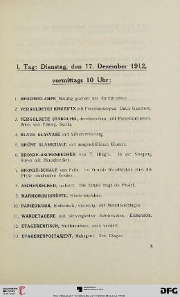 I. Tag (Nr. 1-297)