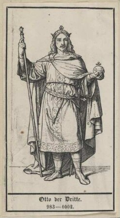 Bildnis des Otto III., Kaiser des Deutschen Reiches
