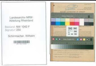 Entnazifizierung Wilhelm Schirrmacher , geb. 01.07.1911 (Zollbeamter)