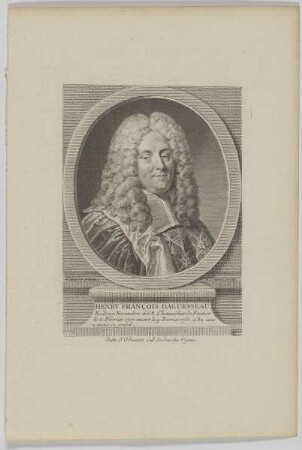 Bildnis des Henry François Daguesseau