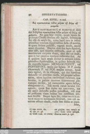 Cap. XXVII, v. eod.