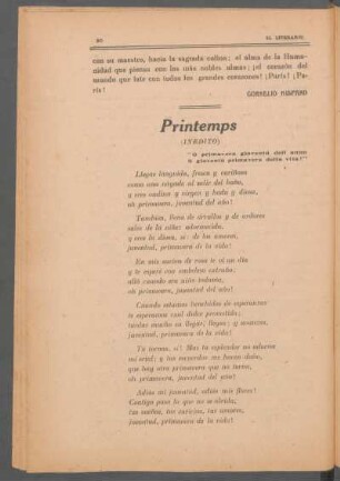 Printemps : (Inédito)