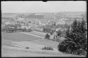 Zschopau. Blick auf Zschopau