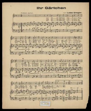 Ihr Gärtchen (Op. 124)