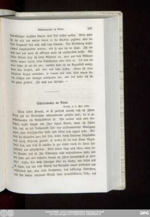 Schleiermacher an Blanc. Berlin, d. 5. Mai 1830.